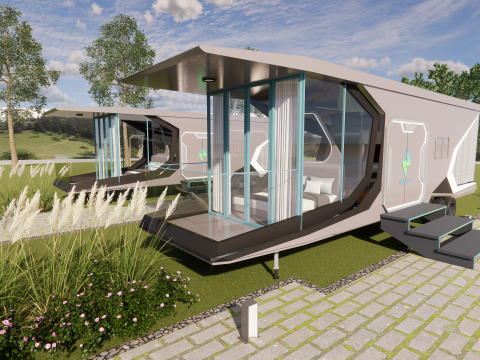 Capsule room -A3 3D-Modell