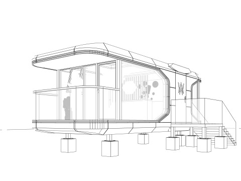 Capsule room -A3 3D-Modell