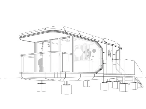 Capsule room -A3 3D Model