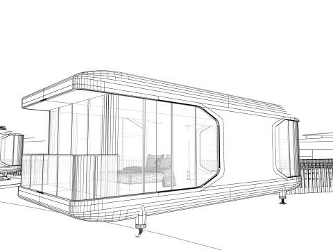 Capsule room -A3 3D-Modell