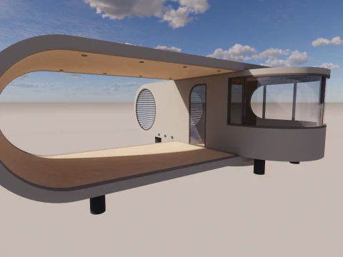 Capsulekamer -A4 3D Model