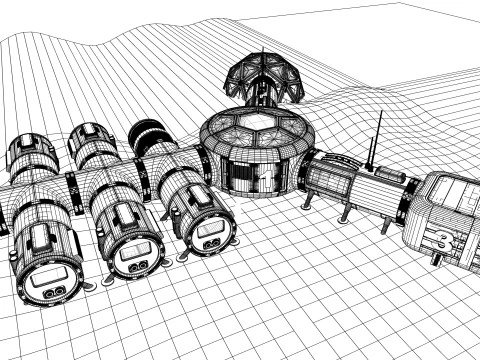 Capsulekamer -A4 3D Model
