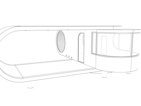 Capsule room -A4 Model 3D