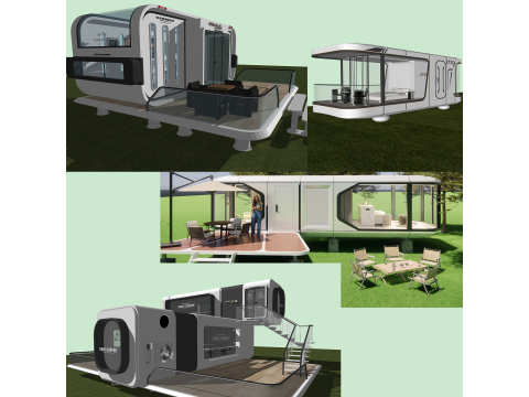 Capsule room -A5 3D Model