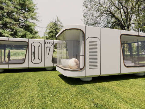 Capsule room -A5 Modello 3D