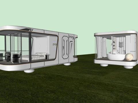 Capsule room -A5 3D Model