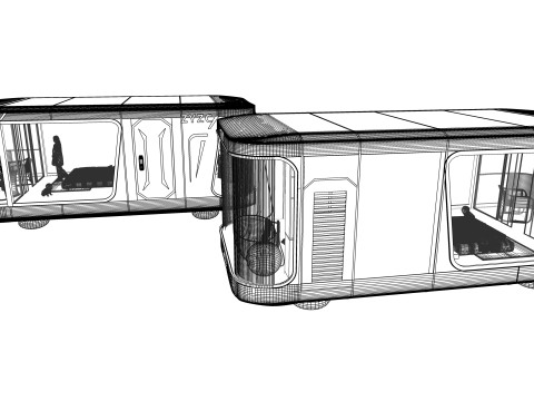 Capsule room -A5 Modello 3D