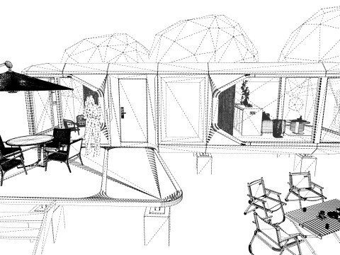 Capsule room -A5 Modello 3D