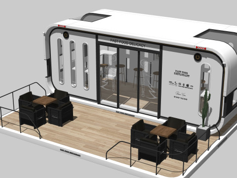 Capsule room -A6 3D मॉडल
