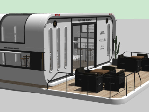 Capsule room -A6 3D मॉडल