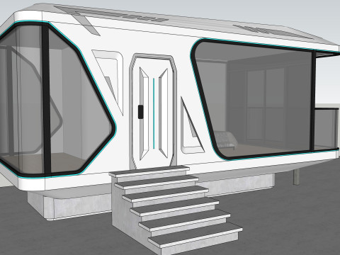 Capsule room -A6 3D मॉडल