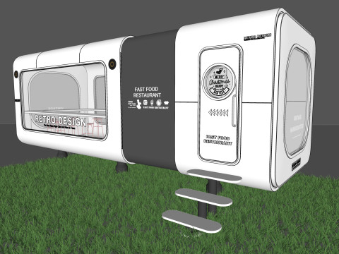 Capsule room -A6 3D मॉडल