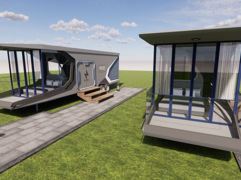 Capsule room -A6 3D मॉडल