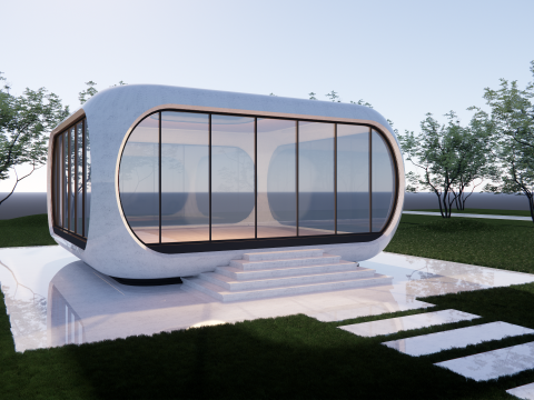 Capsule room -A7 3D मॉडल