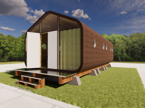 Capsule room -A7 3D मॉडल