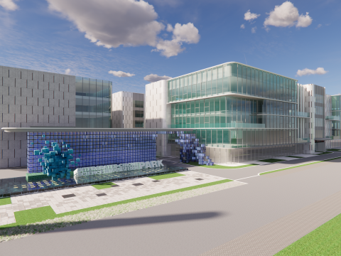 Modern City Block -A1 3D Model