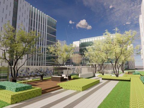 Modern City Block -A1 3D Model