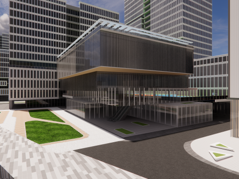 Modern City Block -A6 3D Модель