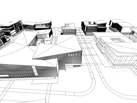 Modern City Block -A13 3D Model