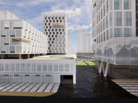 Modern City Block -A15 3D Model