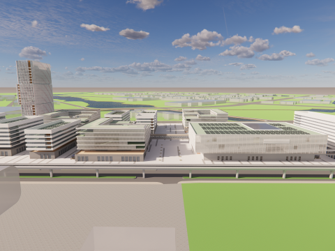 Modern City Block -A17 3D Model