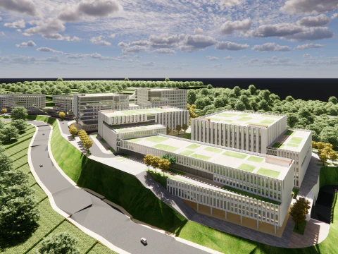 Modern City Block -A18 3D Model