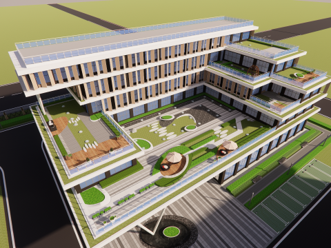 Industrial Scene -A19 3D Model