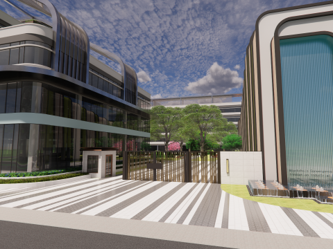 Modern City Block -A20 Model 3D