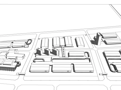 Logistics park -A21 3D Model