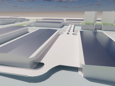 Logistics park -A21 3D Model