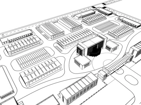 Industrial Scene -A22 3D Model