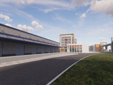Industrial Scene -A22 3D Model