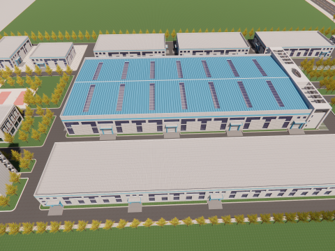 Industrial Scene -A23 Model 3D