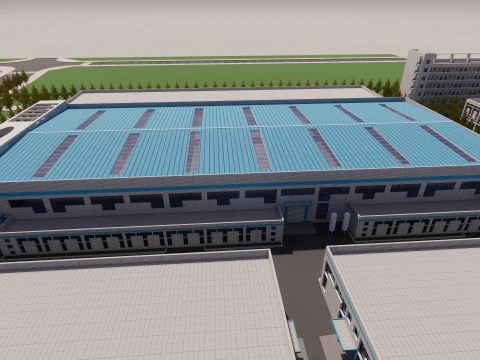 Industrial Scene -A23 3D Model
