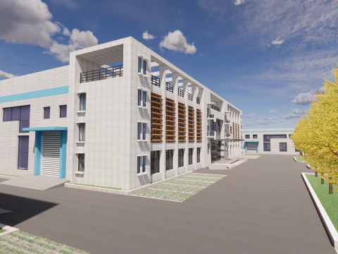 Industrial Scene -A23 3D Model