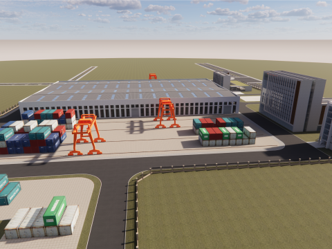 Industrial Scene -A25 3D Model