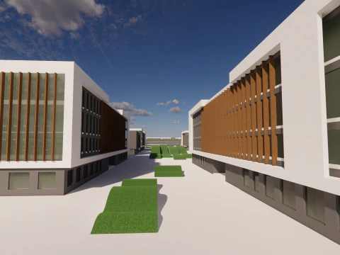 Modern City Block -A26 3D Model