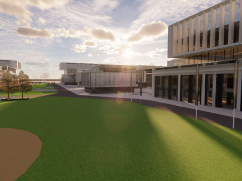 Modern City Block -A28 3D Model