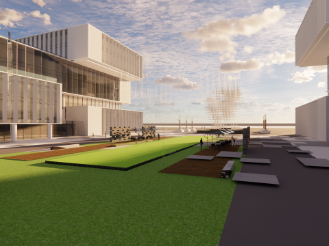 Modern City Block -A28 3D Model
