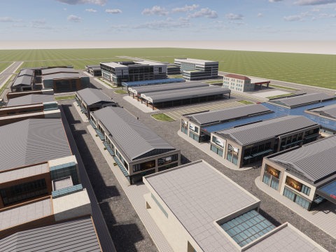 Industrial Scene -A29 Model 3D