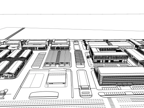 Industrial Scene -A29 3D Model