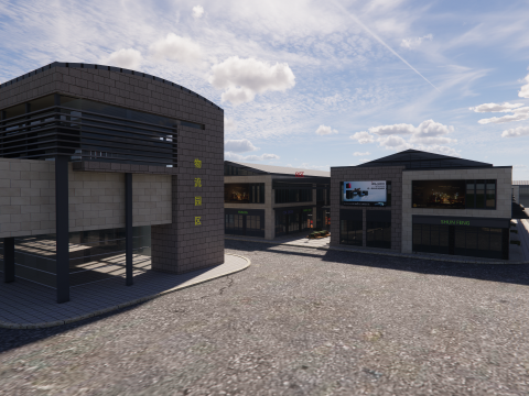 Industrial Scene -A29 Model 3D