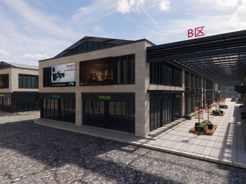 Industrial Scene -A29 Model 3D