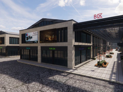 Industrial Scene -A29 3D Model