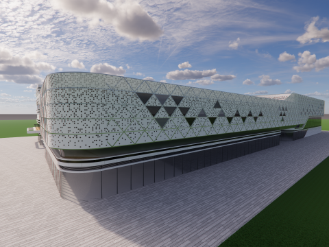 Modern City Block -A30 3D Model
