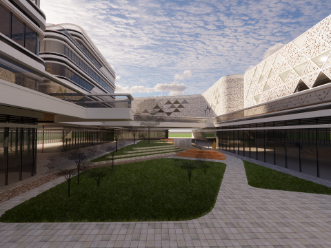 Modern City Block -A30 3D Model