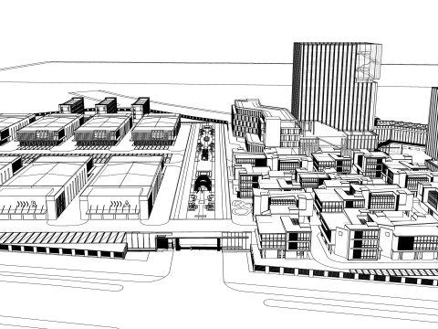 Industrial Scene -A31 3D Model