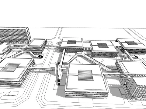 Industrial Scene -A32 3D Model