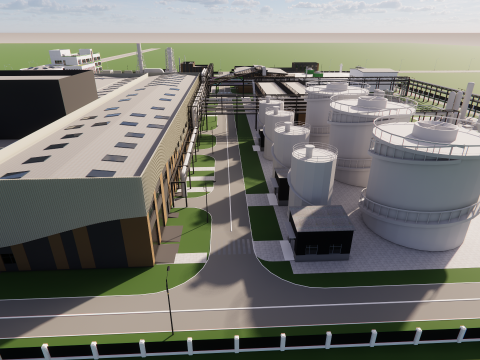 Industrial Scene -A33 Model 3D