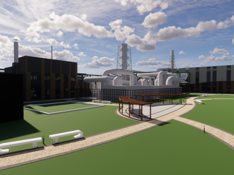 Industrial Scene -A33 Modello 3D